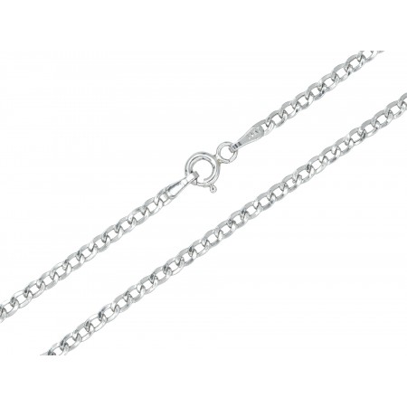 Αλυσίδα λαιμού από λευκό χρυσό Κ14