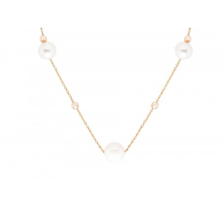 Κολιέ χρυσό Κ14 με μαργαριτάρια Κολιέ χρυσό Κ14 με μαργαριτάρια