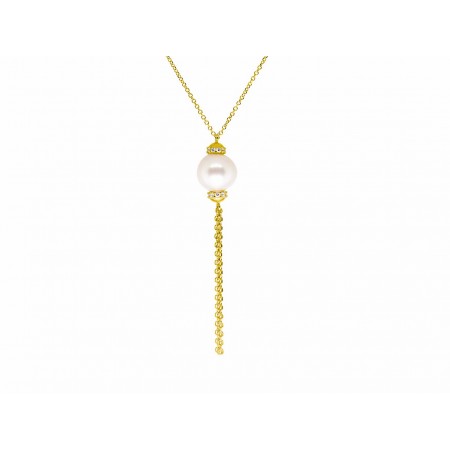 Κολιέ χρυσό Κ14 με μαργαριτάρι Κολιέ χρυσό Κ14 με μαργαριτάρι